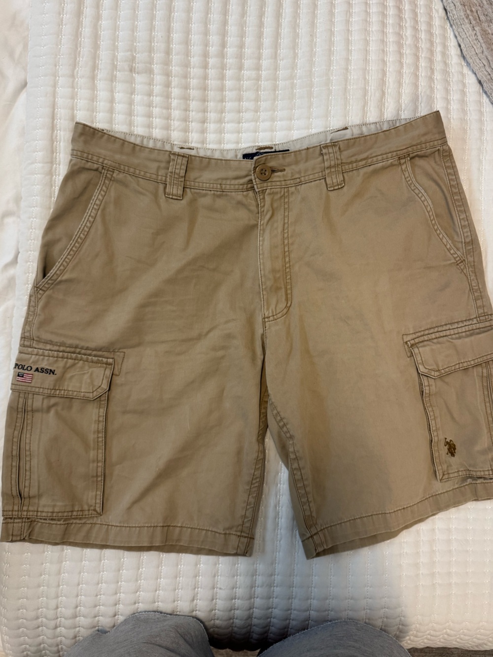 U.S. Polo Assn. Men's Tan Cargo Pants